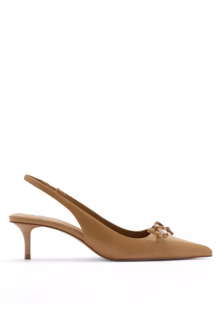 Discount on Mango  shoes - SKU: Kitten Shoes with Bow Detail