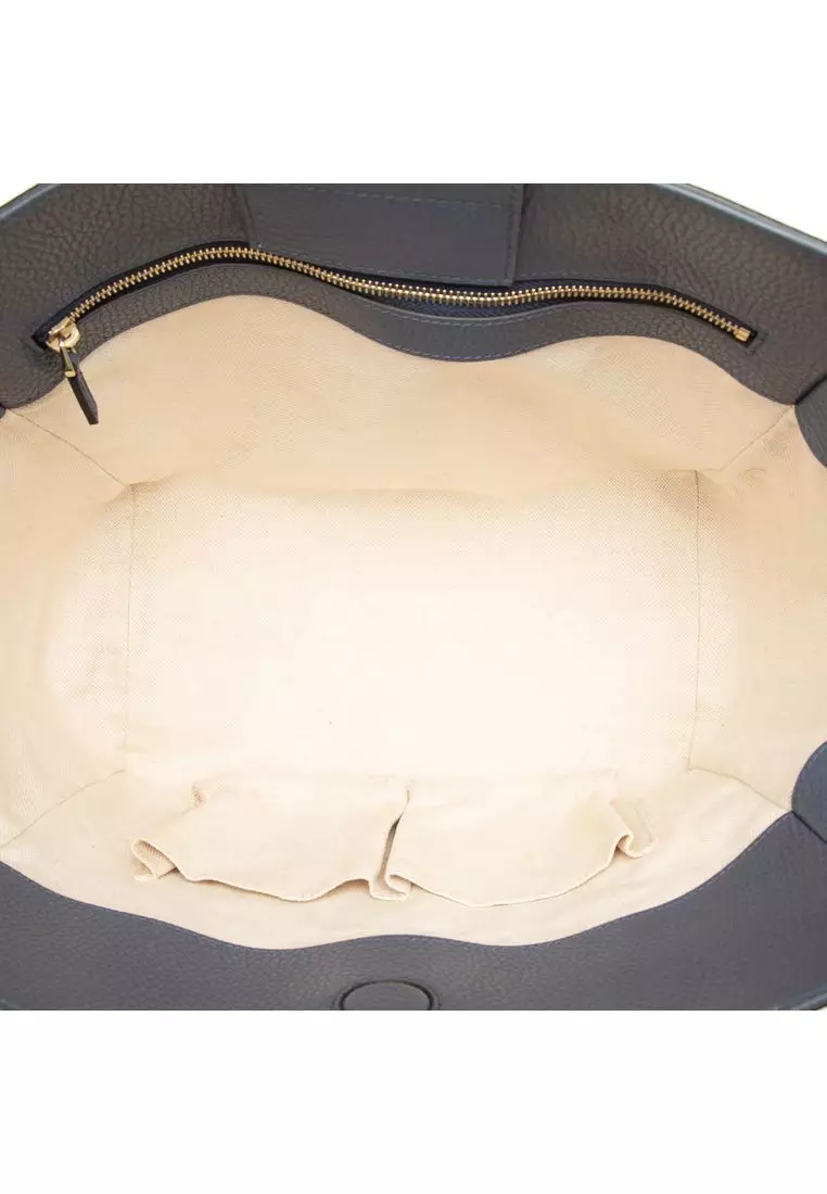 Pre-Loved Gucci Medium Dollar Calfskin Swing Tote