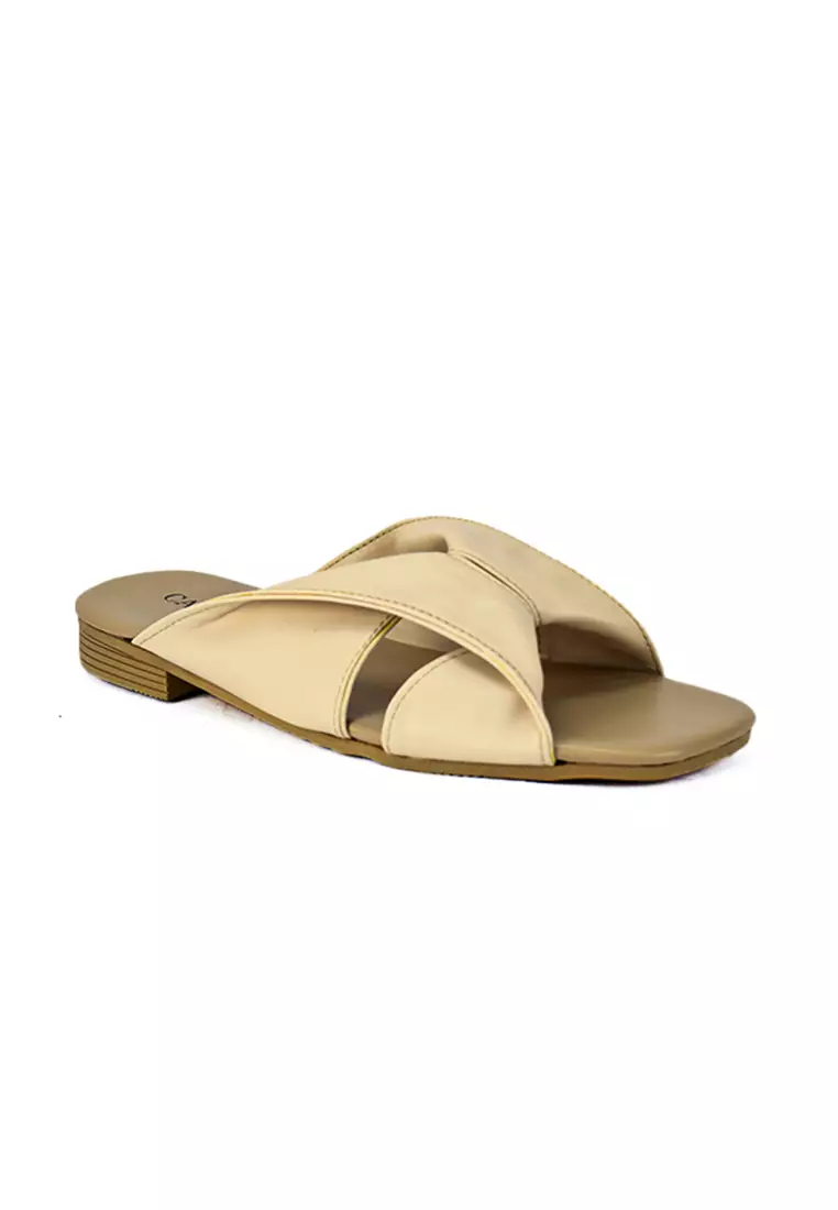 Discount on Cardam's Lifestyle  shoes - SKU: Cardams Eclc Rss 00230 Flat Sandals Beige