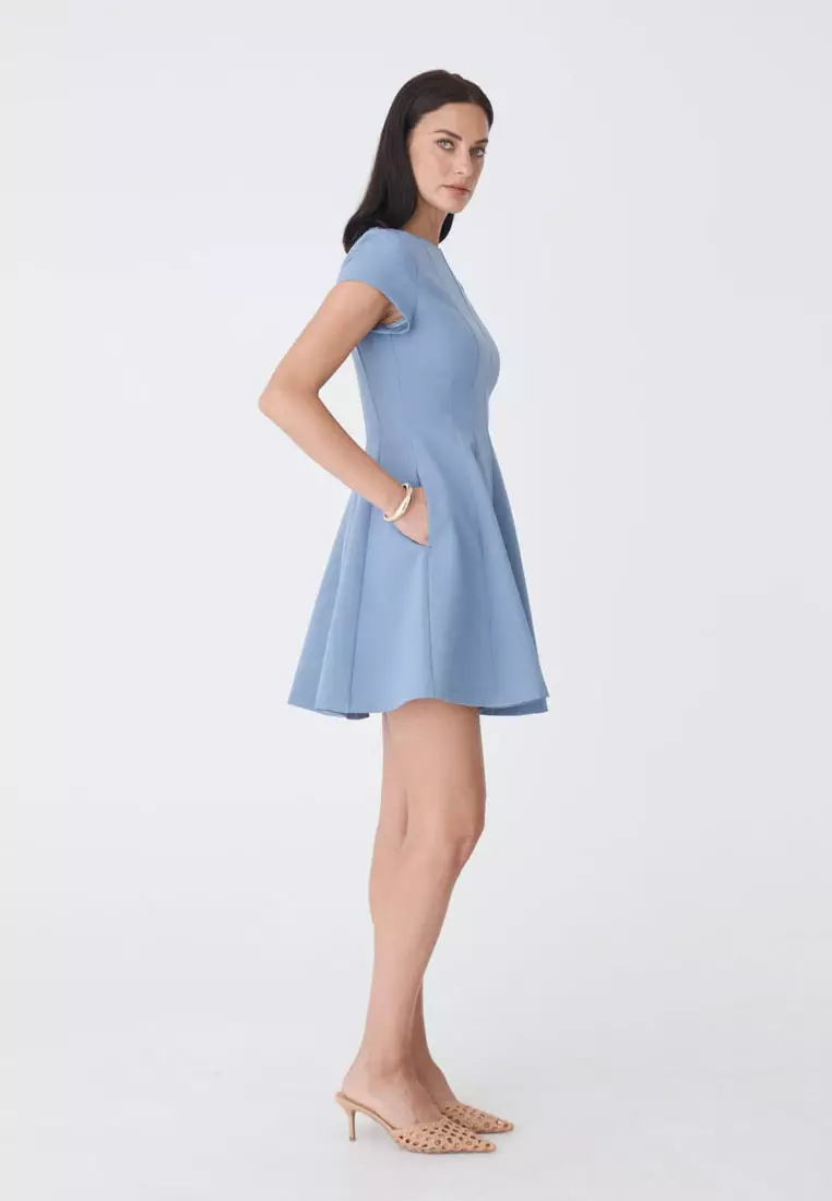 Darcy Short Sleeve Panel Dress