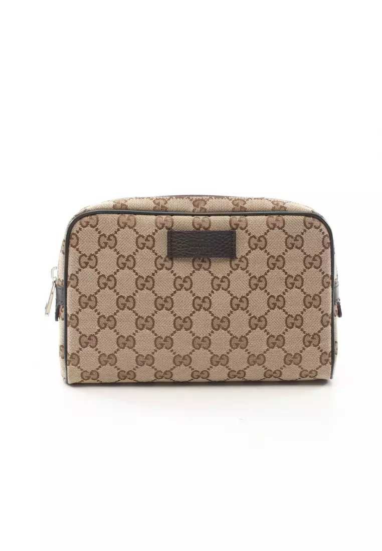 Gucci Original GG Canvas Cross Body Unisex Messenger Bag 449172 