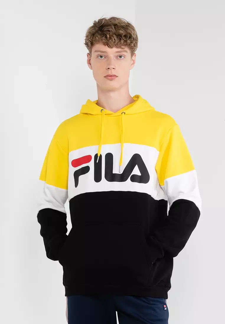 Fila best sale hoodie colorblock