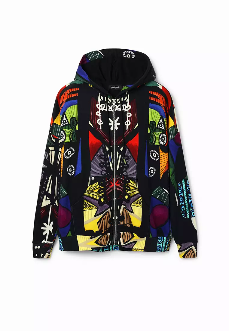 デシグアル Desigual M.Christian Lacroix アーティ フーディ （グレー/ブラック） デシグアル Desigual M.Christian Lacroix アーティ フーディ