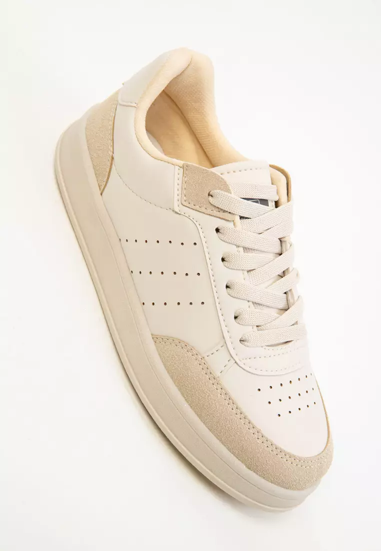 Beige Women's Sneakers 20359