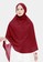 COTTON BEE red Hijab Instan Sholihah Jumbo Syari - Red Wine 3F6E4AA39685FCGS_1