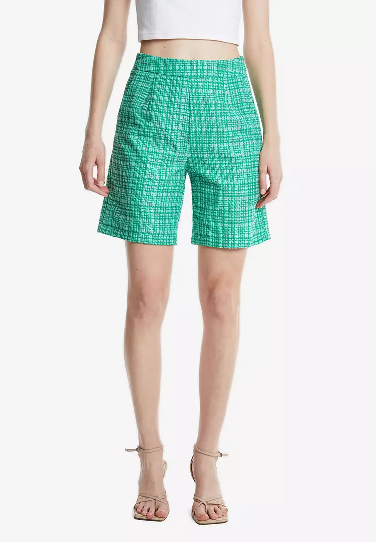 Buy Urban Revivo Plaid Shorts 2024 Online ZALORA Singapore