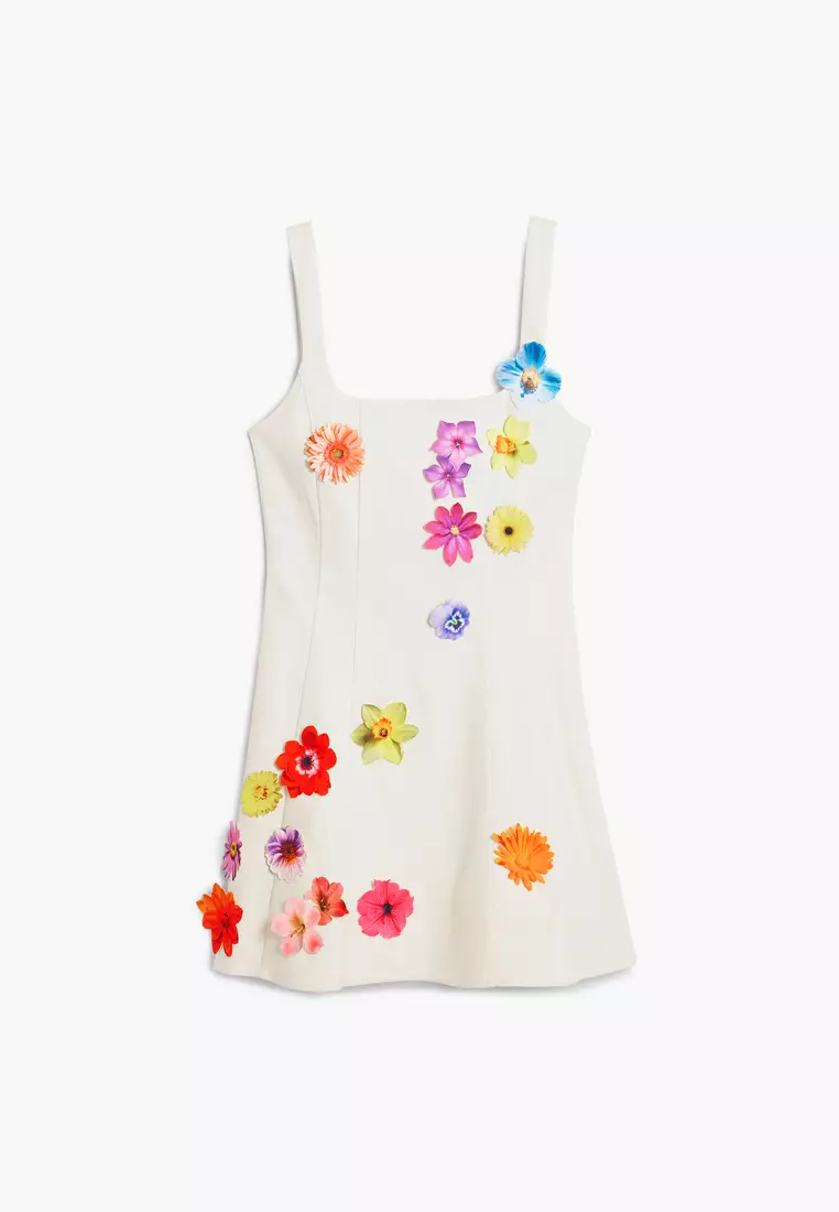 Tyler McGillivary floral panel dress