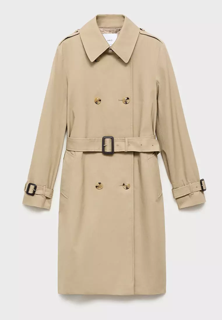 Classic Trench Coat With Belt