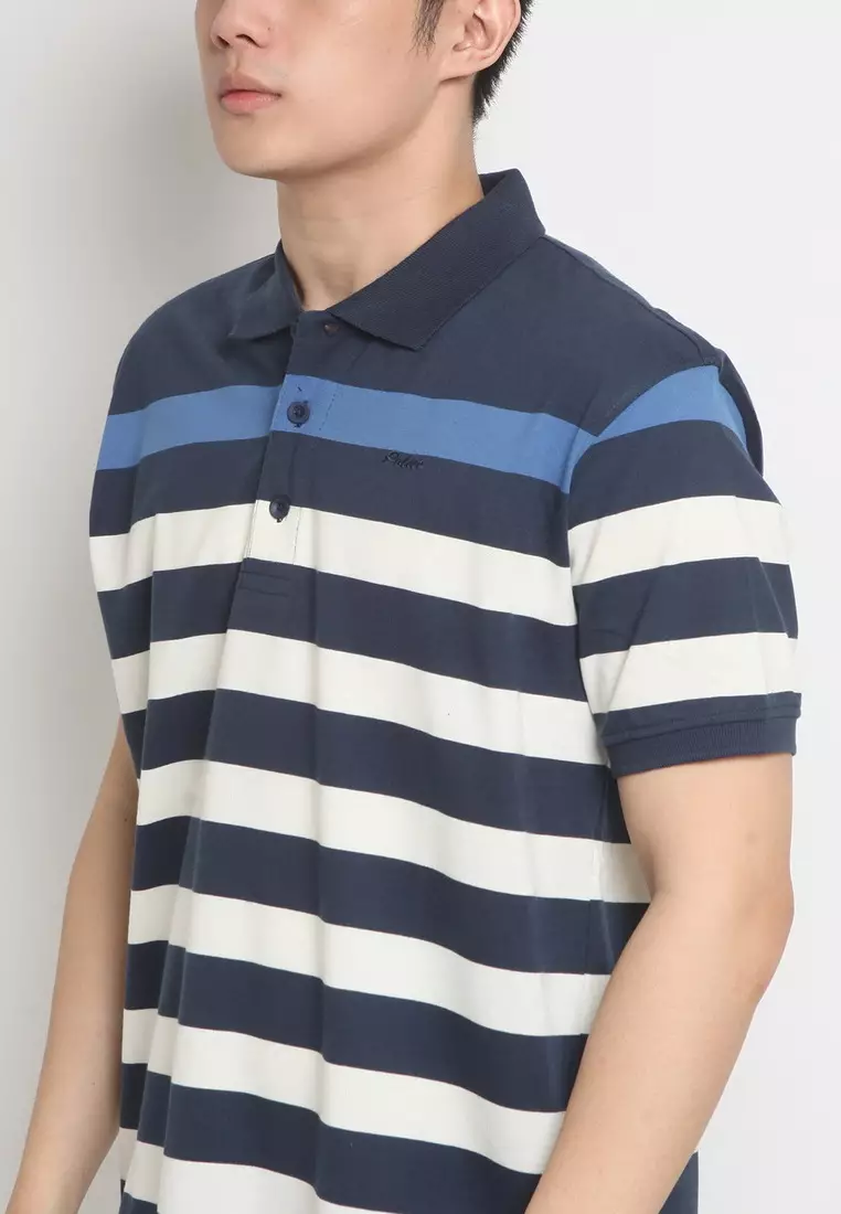 POLICE Polo Shirt Krah Polos Pria 207650011