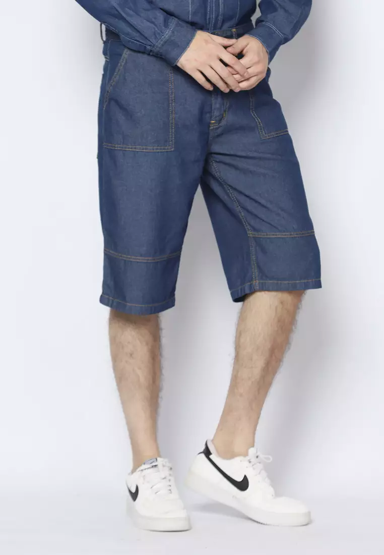 Celana Pendek Skena Pria Denim Chambay 162402