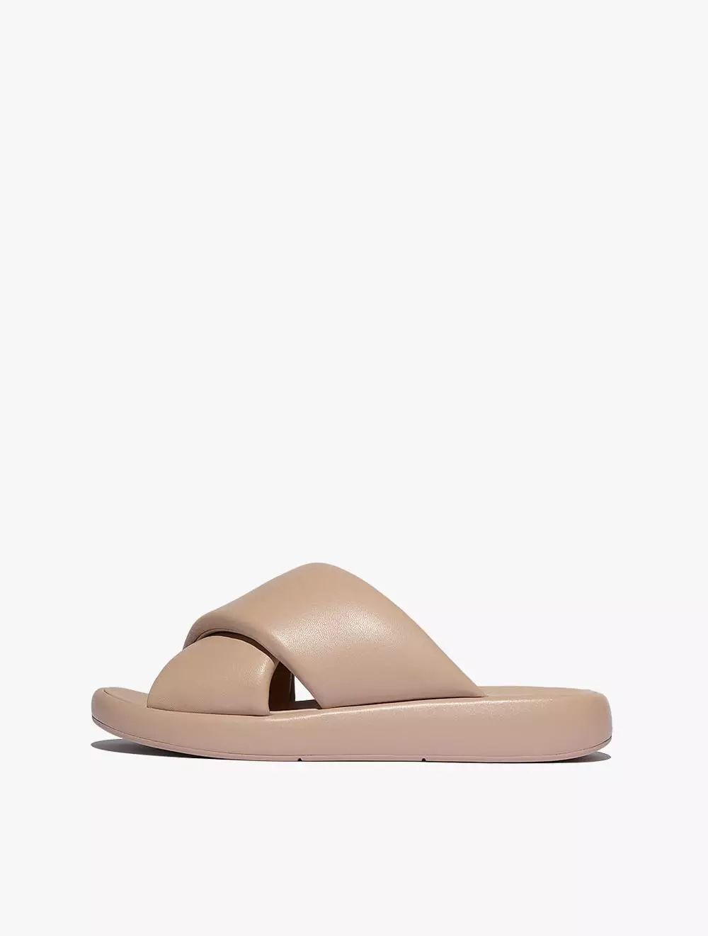 Denim Sandals Loosh Luxe Leather Slides Cross Slide Fitflop Luxe