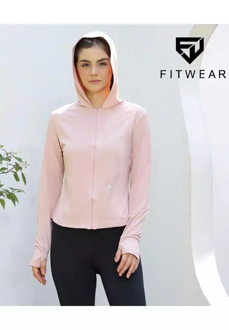Fitwear - Jaket Olahraga Wanita DRYFIT NATASHA SLIMFIT ANTI UV - PINK