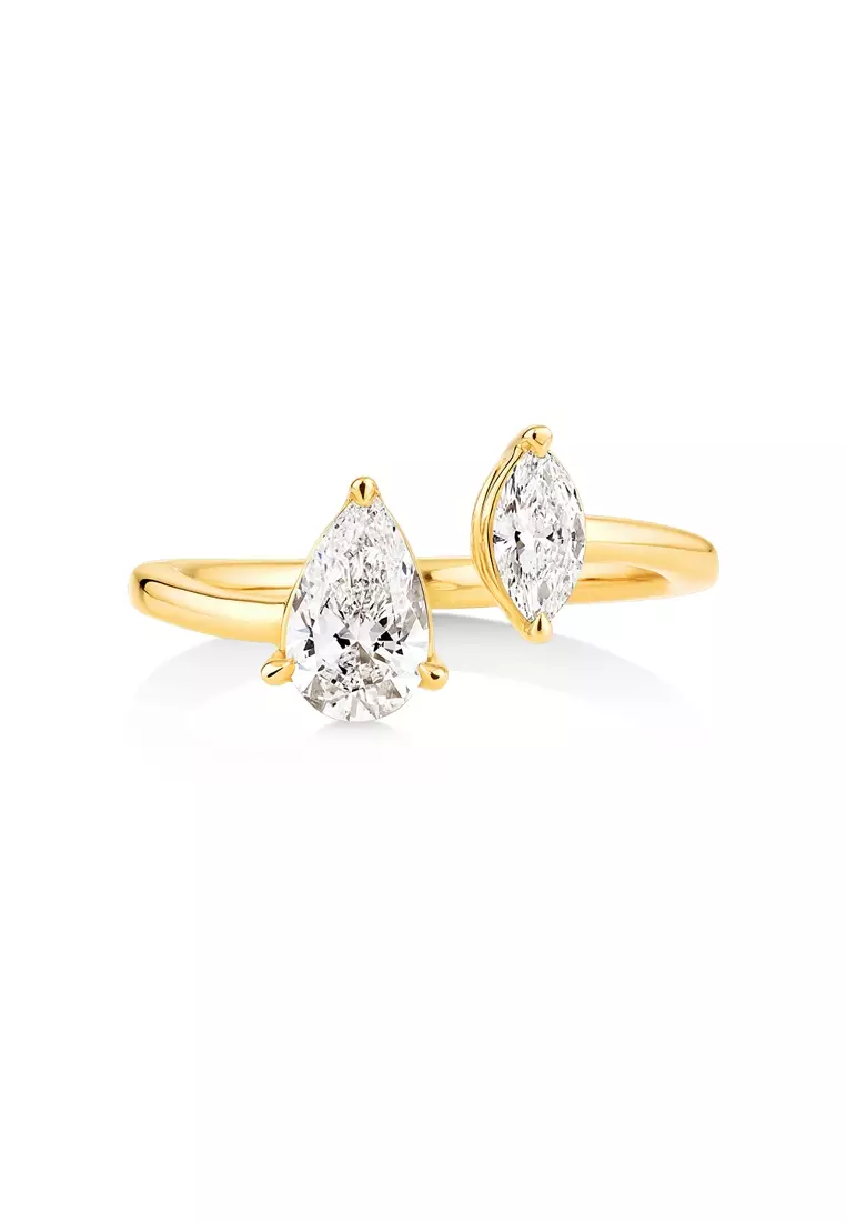 Michael hill pear shaped engagement ring hot sale