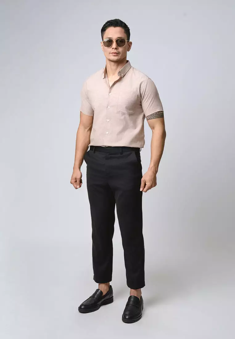 Khaki Oxford SS Shirt