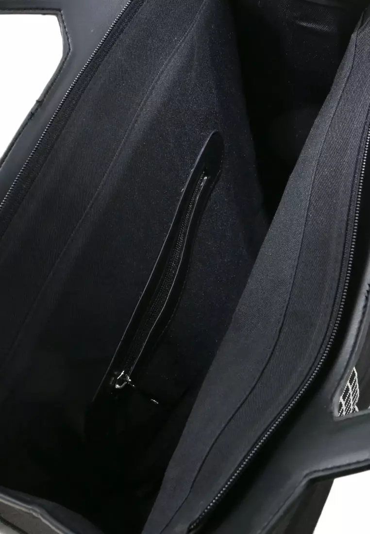 Maxy Canvas Big Tote Bag Blk