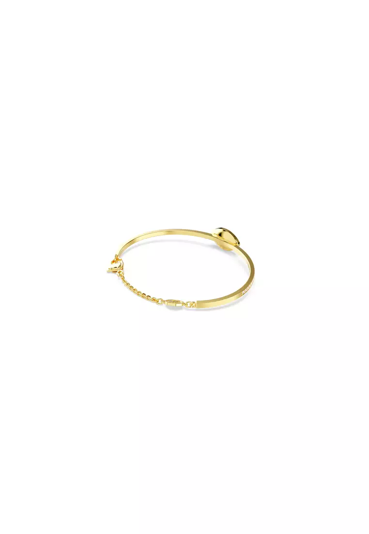 Symbolica bangle, Evil eye, Blue, Gold-tone plated