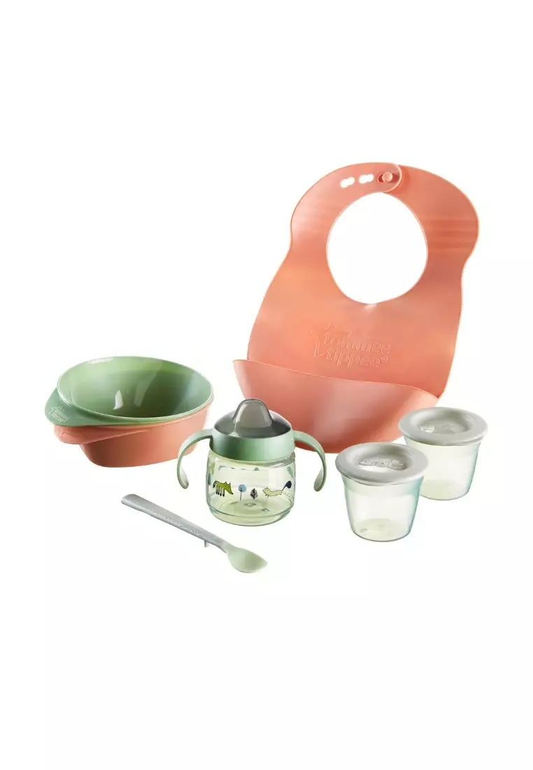 First Tastes Weaning Kit with Toddler Feeding Bowls and Spoons, 4m+