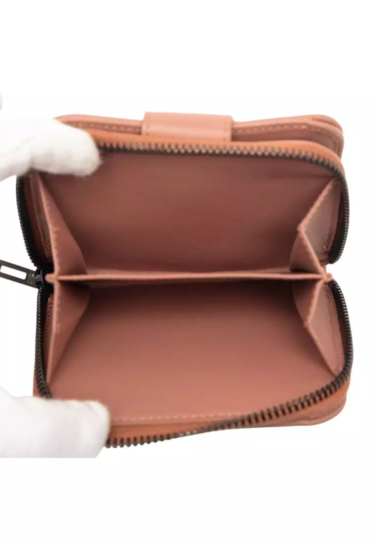 Pre-Loved Louis Vuitton Zucchino Canvas Bifold Compact Wallet