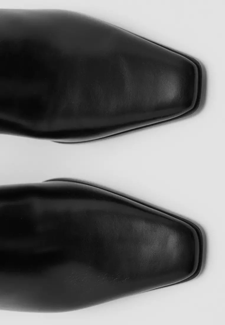 Ankle Boots with Block Heel