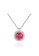 Rouse red S925 Luxury Geometric Necklace 64734AC78608EEGS_1