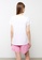 LC WAIKIKI white Crew Neck Printed Short Sleeve Cotton Women's Pajamas Set 1B9F9AAE31C433GS_5