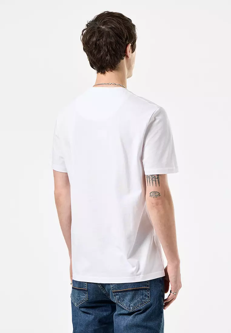 MENS WHITE QUAALUDES GRAPHIC TEE