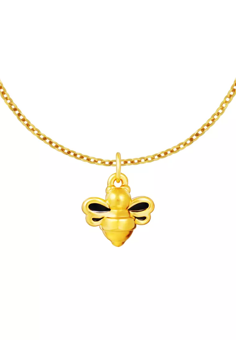 TOMEI Beez Pendant, Yellow Gold 999