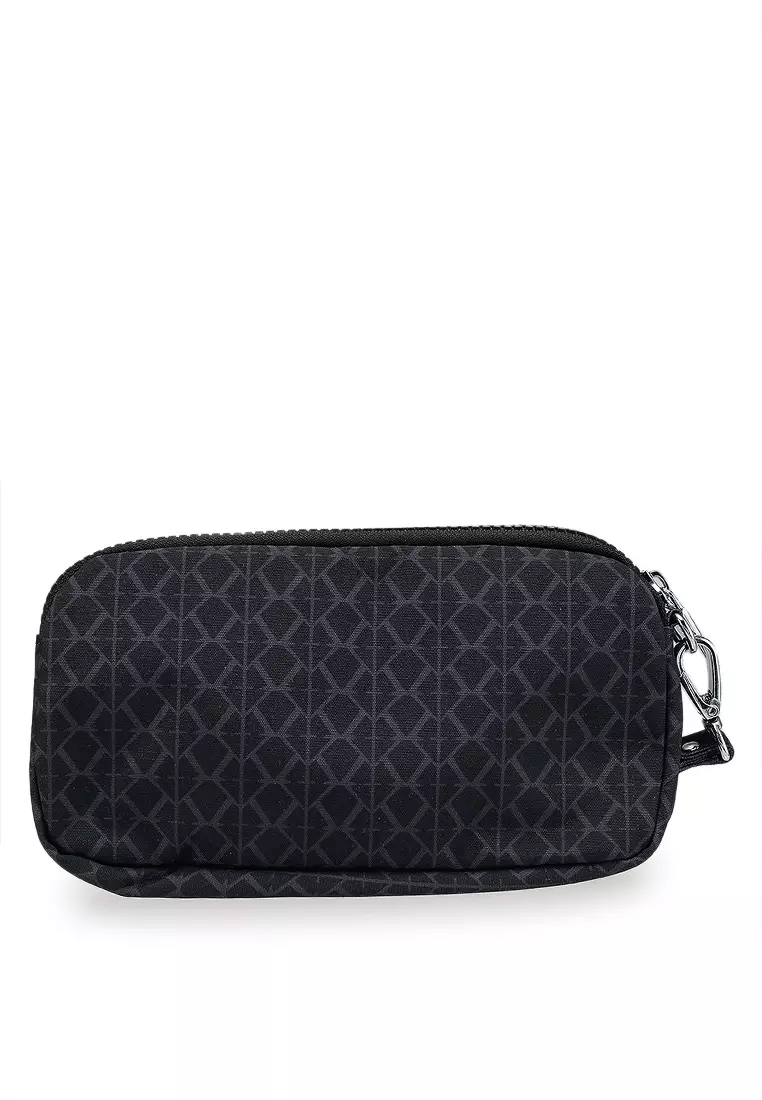 Printed Nylon Wristlet Pouch