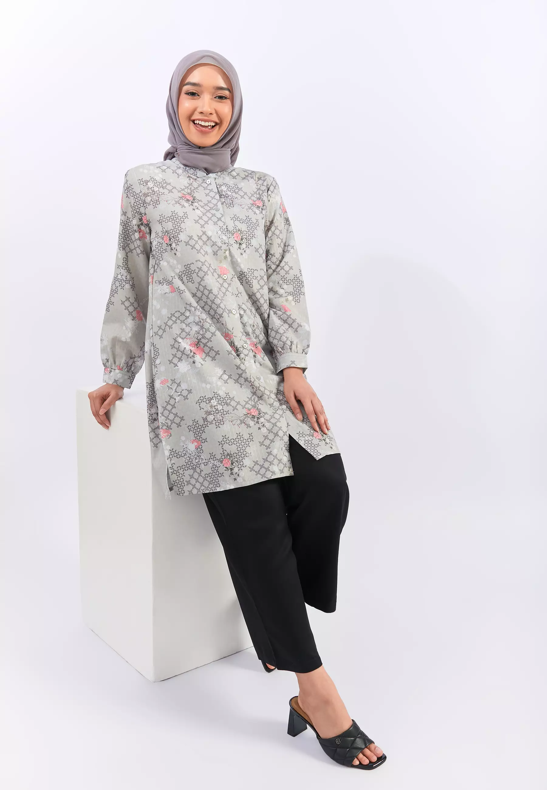 Laika Flower Green Tunic (G.1733)