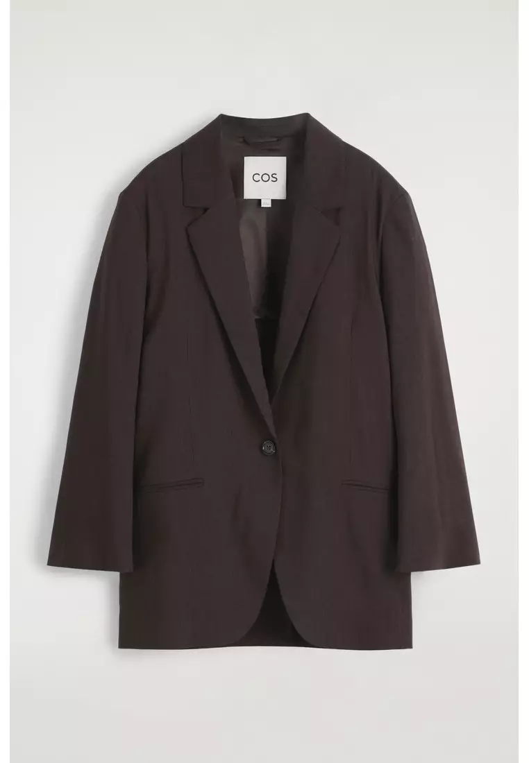 SINGLE-BREASTED LINEN BLAZER