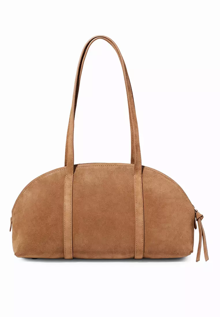 Suede Bowling Bag