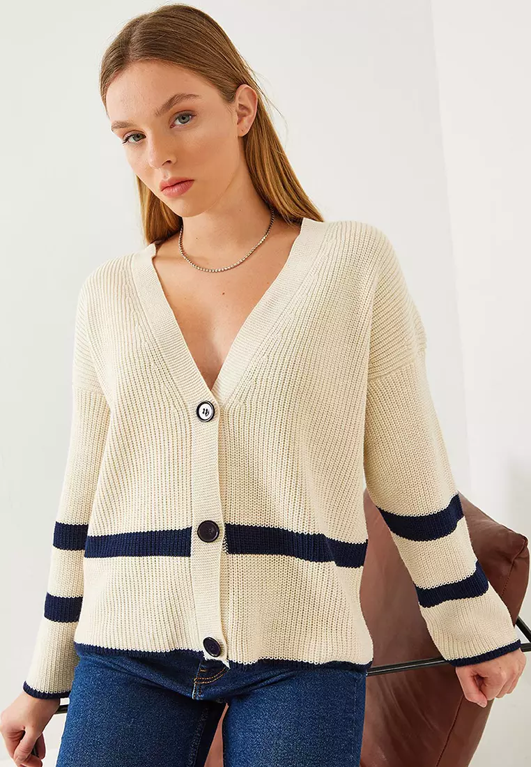 Women's Buttoned Selanik Knitwear Cardigan 20247531