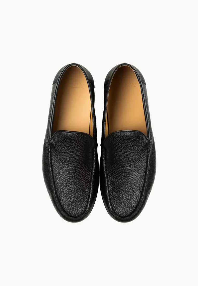 Craxon O Leather Loafers - Black