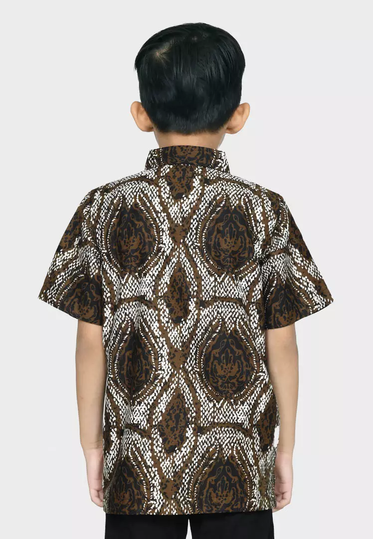 Kids Indriya Kemeja Batik Anak Lengan Pendek (anak)