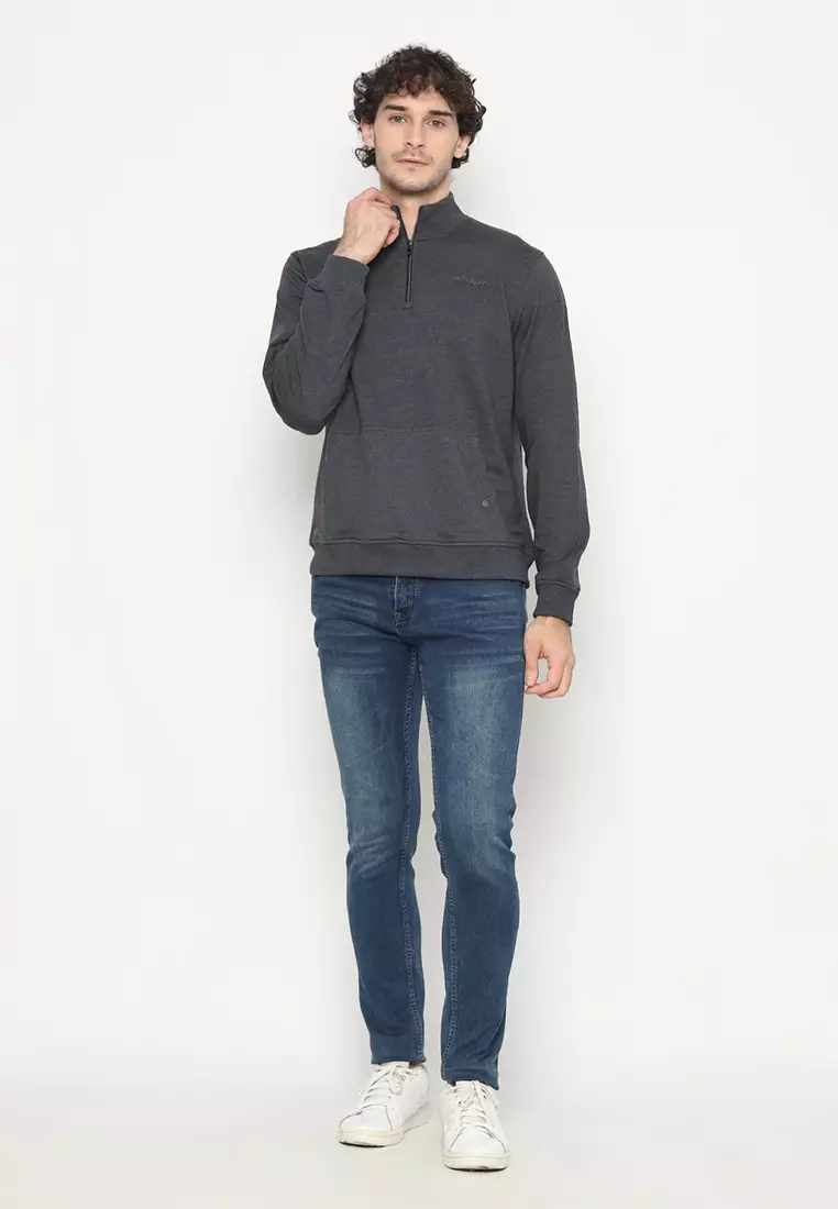 Half Zip Zipper Hoodie