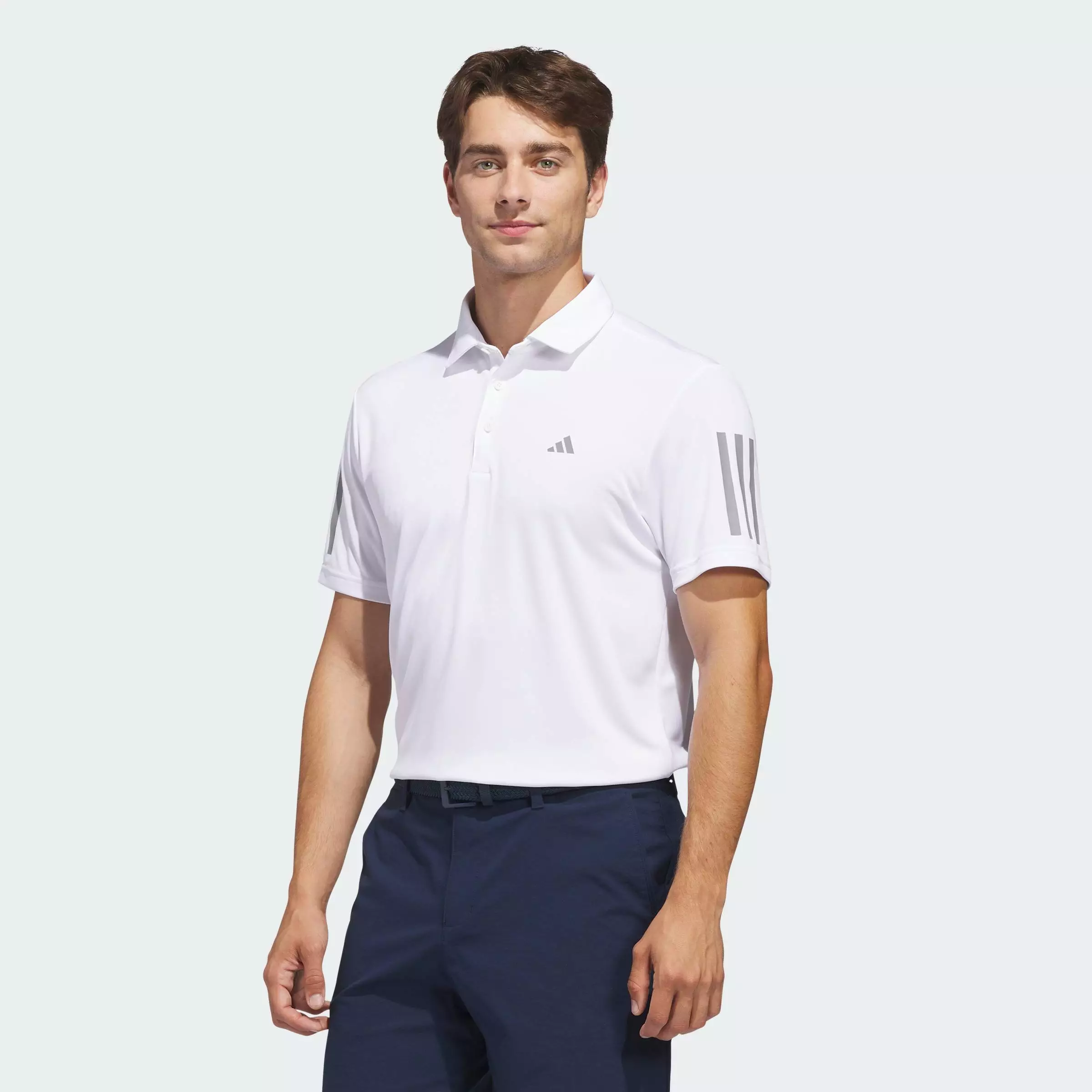 Buy ADIDAS Golf Performance 3-Stripe Polo Shirt Men White KC5548