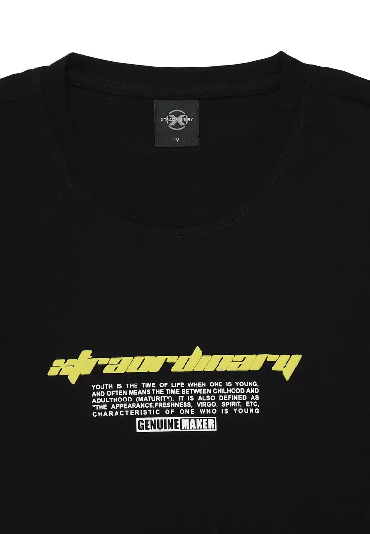 XTRAORDINARY T-Shirt Cotton Spandex Pria 48078