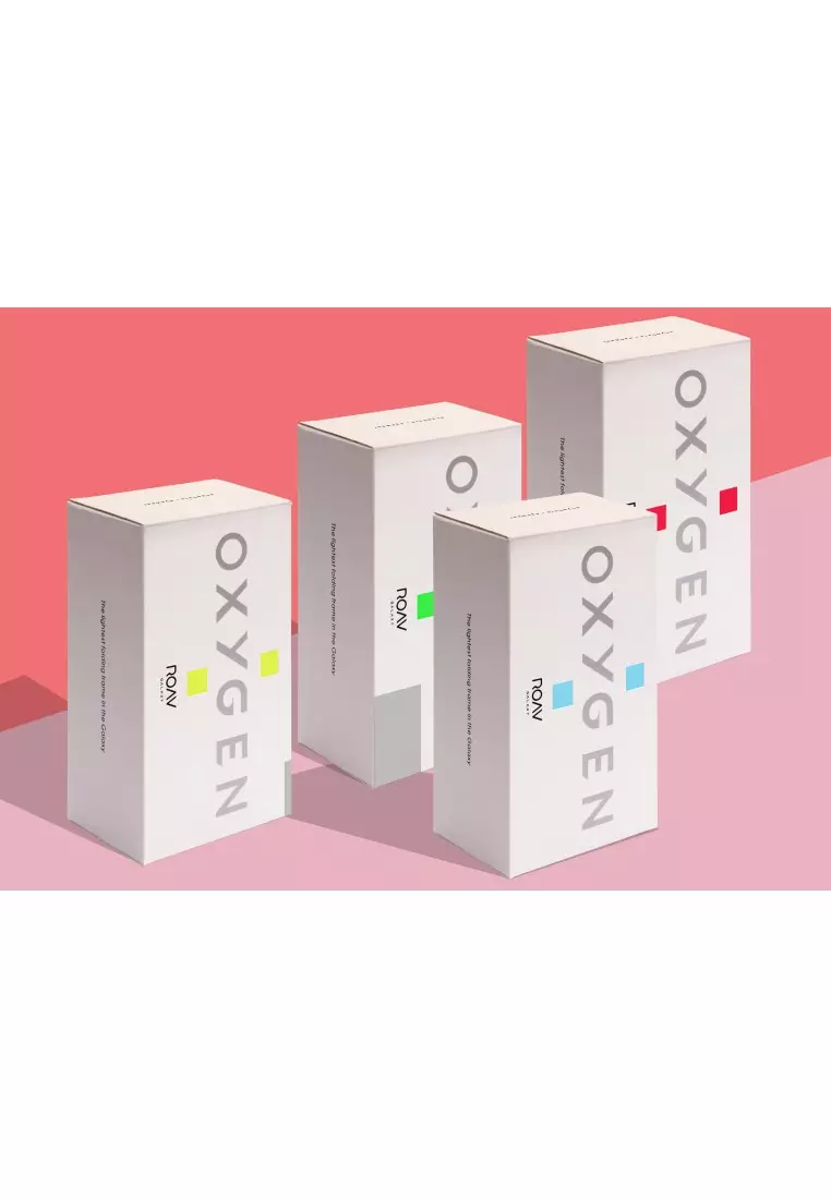 超輕極薄‧摺疊式太陽眼鏡 ROAV Oxygen O001 CLOUD Brush Gold / Blue Gradient 14.43