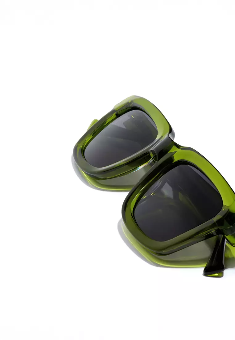 One Uptown - Green Dark Sunglasses for Men and Women, Unisex. Official Product designed in Spain