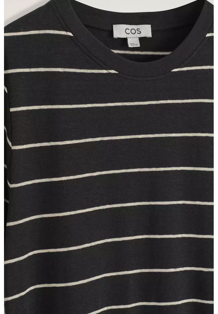 COTTON-LINEN MAXI T-SHIRT DRESS