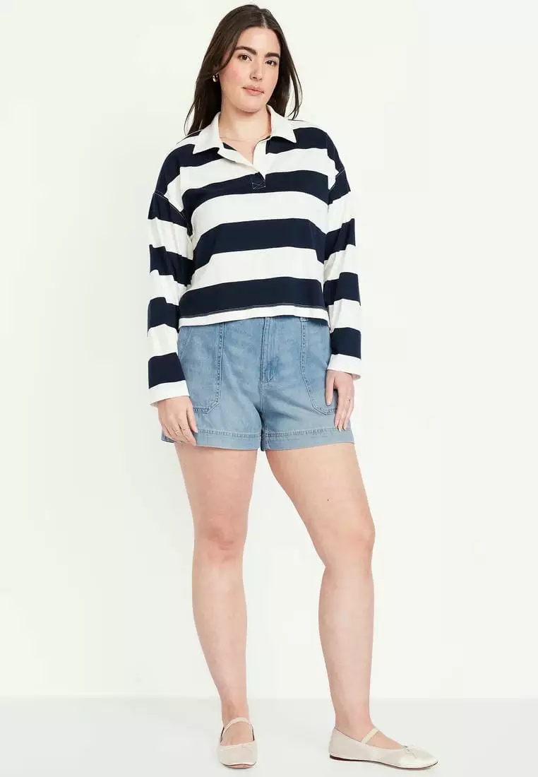 High-Waisted OGC Chino Shorts -- 3.5-inch inseam