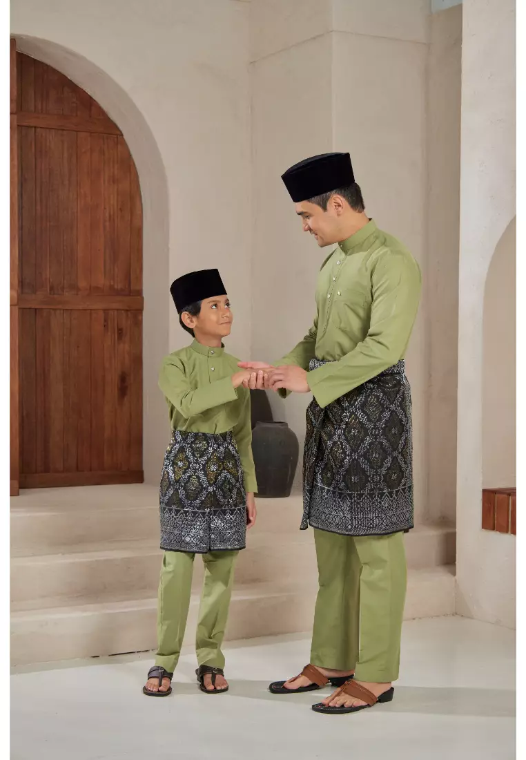 Baju Melayu Moden Cekak Musang for Kids