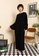 Lubna black Knit Camellia Dress 9720CAA8E141E0GS_3