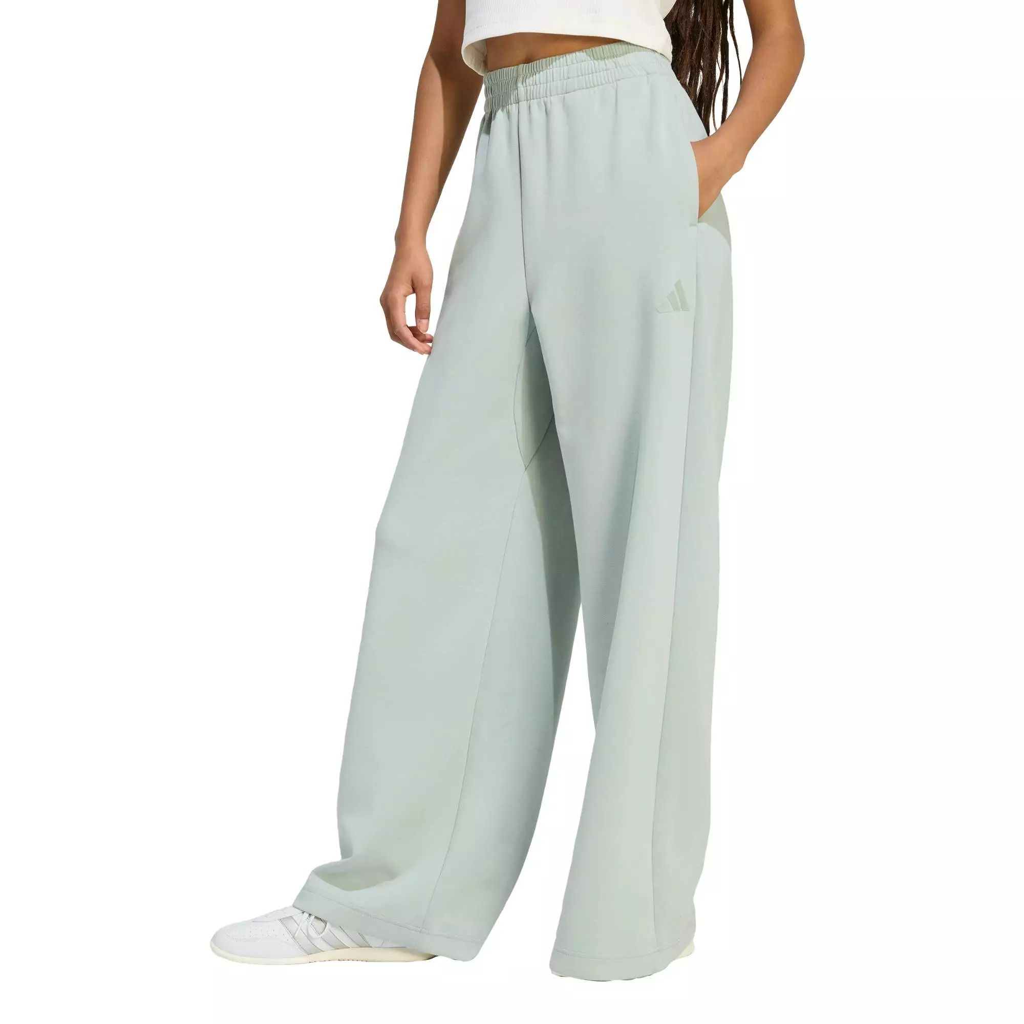Lifestyle & Gym & Training SOFT LUX STRAIGHT LEG PANTS Women Green KE6828