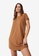 Cotton On brown Tina T-Shirt Dress E0694AAADE0ADFGS_1