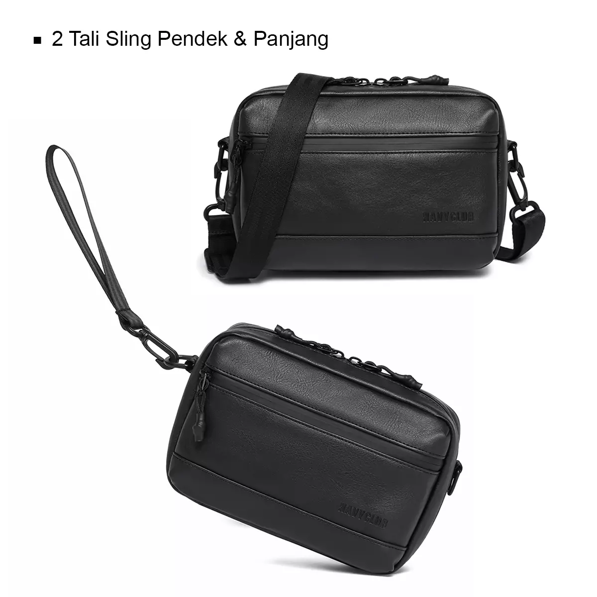 Navy Club Clutch Bag Pria Zore - Handbag - Pouch Tas Selempang - Tas Tangan Pria