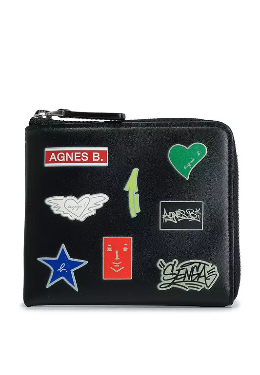 Patches Zip Coin Case