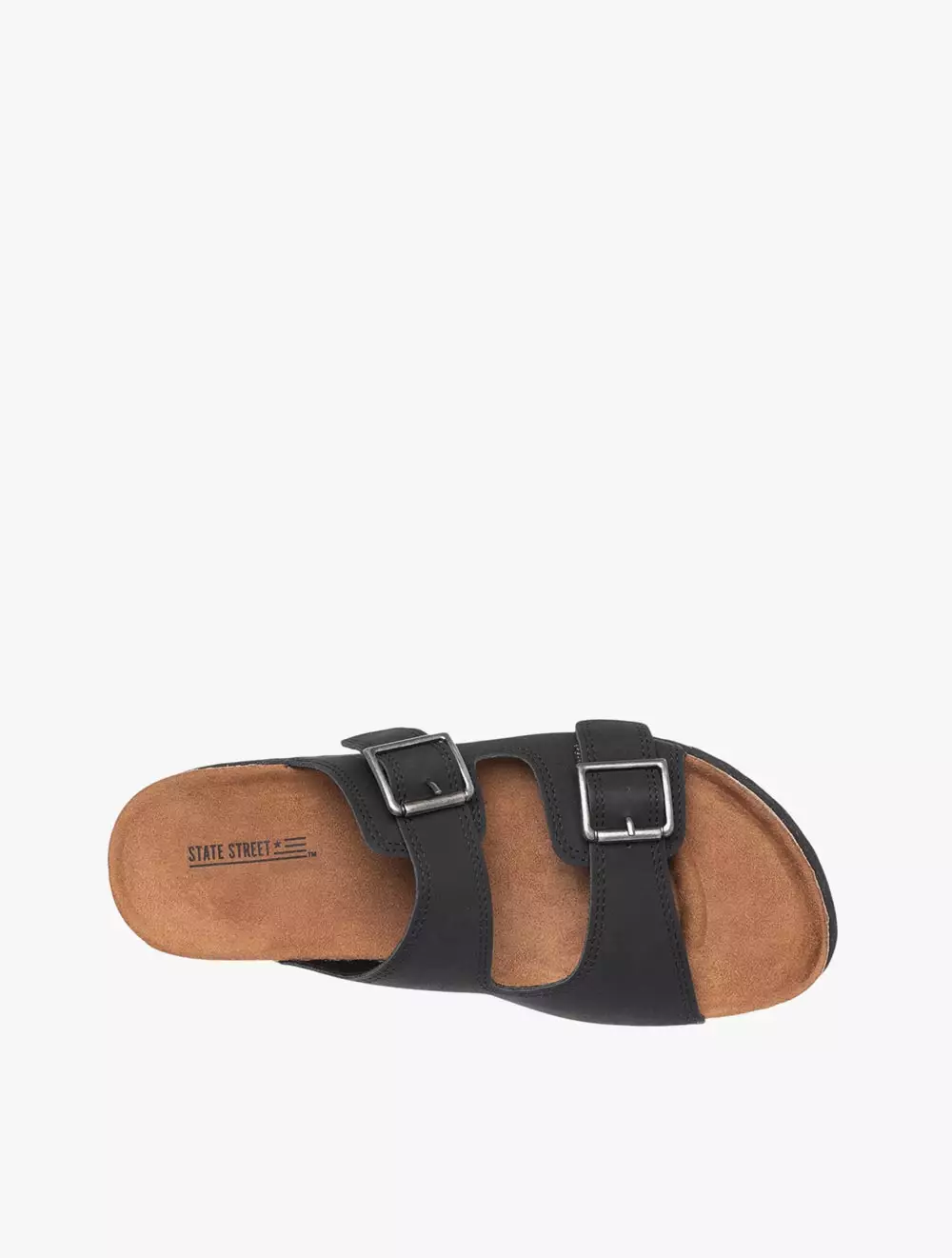 Payless State Street Womens Robyn Slide Footbed - Black_05