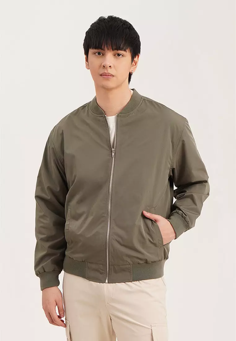 Essentials Relaxed Bomber Jacket