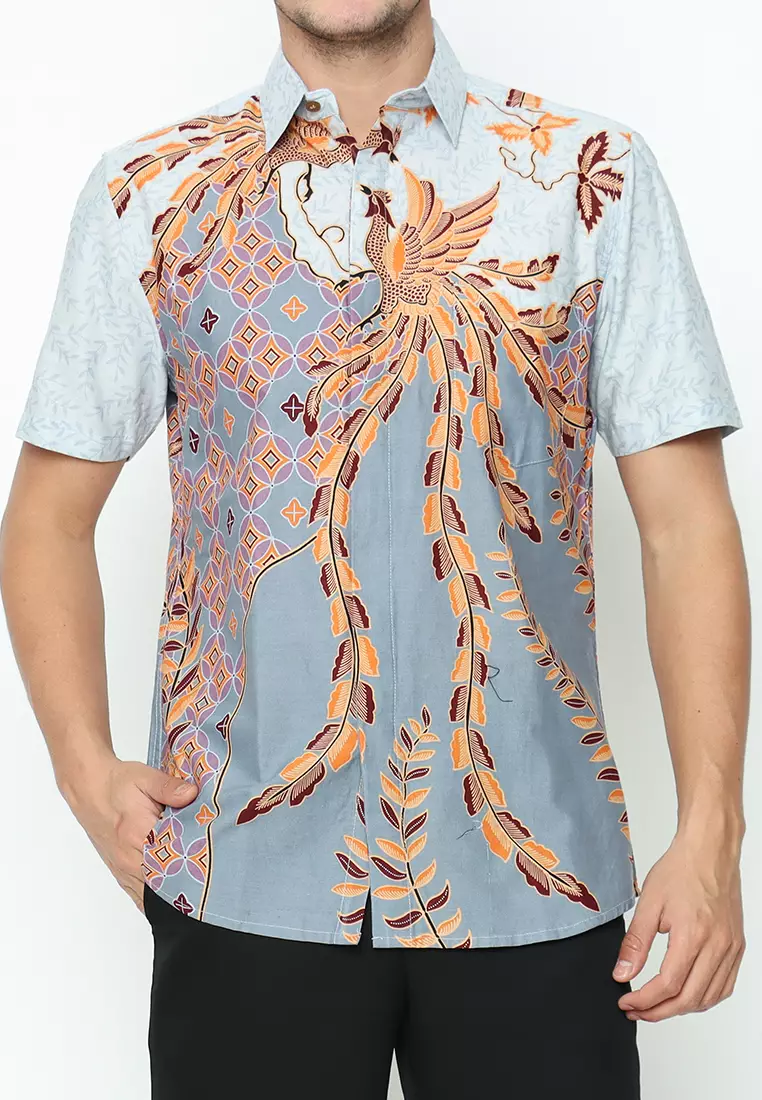 HENRY HONEY HEM PENDEK AKSA BATIK